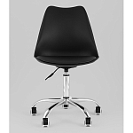 Офисный стул на металлическом основании EGGERY Black пластик варинант исполнения - 5 | Loft Concept в Уфе