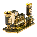 Настольный письменный набор из нефрита с ножом для бумаг в подарочной коробке Maecenas варинант исполнения - 2 | Loft Concept в Уфе