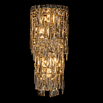 Бра с каскадом из прозрачного хрусталя и корпусом золотого цвета Constant Sparks варинант исполнения - 1 | Loft Concept в Уфе