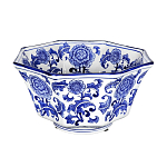 Чаша белая с синим цветочным узором Chino Dishes варинант исполнения - 1 | Loft Concept в Уфе