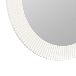 Зеркало в круглой фактурной раме Mirror Modern Texture белое варинант исполнения - 2 | Loft Concept в Уфе