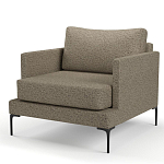 Мебельная ткань Шенилл коричневый цвет 138 см T4-28 варинант исполнения - 7 | Loft Concept в Уфе