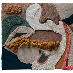 Тканый вручную текстильный гобелен Orchid варинант исполнения - 3 | Loft Concept в Уфе