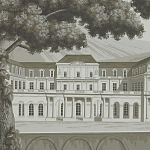 Обои ручная роспись Monuments of Paris Eau Forte on scenic paper варинант исполнения - 3 | Loft Concept в Уфе