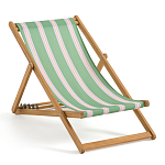 Шезлонг из акации и ткани Argentina варинант исполнения - 1 | Loft Concept в Уфе