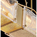 Люстра прямоугольная из фактурного стекла Chandelier Beam варинант исполнения - 1 | Loft Concept в Уфе