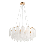 Люстра Mont Saint-Michel Золотая с Рельефным Стеклом варинант исполнения - 3 | Loft Concept в Уфе