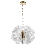 Люстра с крупными рельефным декором в виде лепестков 60 см Ethereal Bloom варинант исполнения - 2 | Loft Concept в Уфе