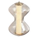 Бра светодиодное с стеклянным волнообразным плафоном Amphora of Light варинант исполнения - 4 | Loft Concept в Уфе