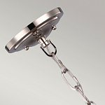 Подвесной светильник со стальным плафоном и белым матовым стеклянным шаром Feiss варинант исполнения - 3 | Loft Concept в Уфе