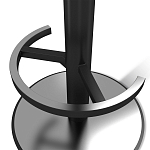 Барный стул вращающийся со спинкой Синий Велюр Vendramin Chair варинант исполнения - 6 | Loft Concept в Уфе