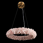Люстра кольцевая с частичками натурального горного хрусталя Crystal Shimmer варинант исполнения - 3 | Loft Concept в Уфе