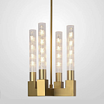 Люстра CANELLE Pendant lamp 4 Modern Brass варинант исполнения - 2 | Loft Concept в Уфе