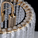 Люстра с подвесными рифлеными стеклянными трубками Nembus варинант исполнения - 19 | Loft Concept в Уфе