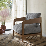 Кресло с каркасом из массива ясеня Deniaud Ash Grey Armchair варинант исполнения - 13 | Loft Concept в Уфе