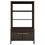 Стеллаж Primo с ящиками Темный орех варинант исполнения - 8 | Loft Concept в Уфе