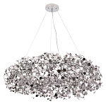 Люстра подвесная круглая с многочисленными металлическими круглыми элементами Terzani Argent варинант исполнения - 2 | Loft Concept в Уфе