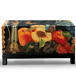 Комод чёрный с росписью Натюрморт Still life варинант исполнения - 1 | Loft Concept в Уфе