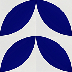 Дизайнерская плитка с узором Лепесток варинант исполнения - 2 | Loft Concept в Уфе