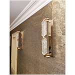 Бра прямоугольное с текстурным природным рисунком IceFlame варинант исполнения - 6 | Loft Concept в Уфе