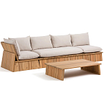 Уличное кресло из массива акации Trivett Wooden Chair варинант исполнения - 8 | Loft Concept в Уфе