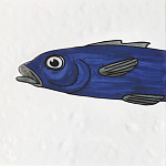 Плитка с узором Рыба пловчиха варинант исполнения - 5 | Loft Concept в Уфе