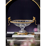 Чаша из прозрачного стекла с рельефным ободком и фигурками стрекоз Eden Garden варинант исполнения - 2 | Loft Concept в Уфе