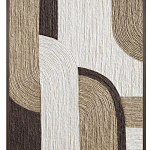 Панно из шнура геометрическая абстракция wall panel line II варинант исполнения - 1 | Loft Concept в Уфе