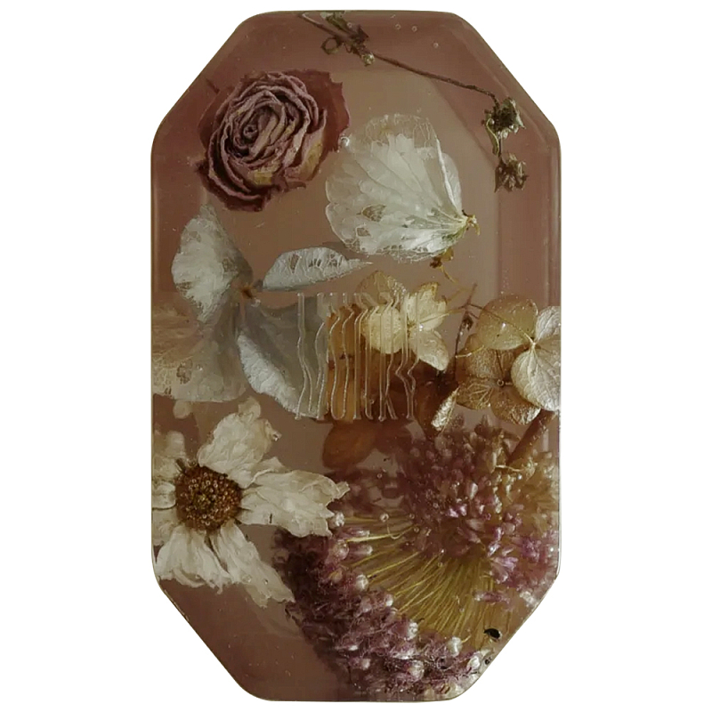 Шкатулка из эпоксидной смолы с цветами розовая Epoxy Resin Flowers Box Pink Розовый Шкатулка из эпоксидной смолы с цветами розовая Epoxy Resin Flowers Box Pink Розовый в Уфе | Loft Concept