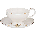 Чайный набор  белого цвета из фарфора на 6 персон 12 предметов Shine Porcelain варинант исполнения - 1 | Loft Concept в Уфе