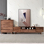 Тумба под телевизориз массива дерева TV Stand made of Walnut Wood варинант исполнения - 2 | Loft Concept в Уфе