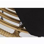 Стул круглый с ротанговым плетением Round Wicker Stool варинант исполнения - 6 | Loft Concept в Уфе