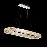 Люстра овальная с мозаичным хрустальным оформлением Sparks of Crystal варинант исполнения - 1 | Loft Concept в Уфе