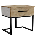 Тумба прикроватная с ящиком в стиле лофт Urban Style Space 2 варинант исполнения - 1 | Loft Concept в Уфе