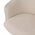 Кресло офисное полукруглое с буклированной обивкой Adjustable Chair варинант исполнения - 3 | Loft Concept в Уфе