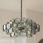 Люстра с каскадом из круглых стеклянных дисков Small Round Sequins варинант исполнения - 5 | Loft Concept в Уфе