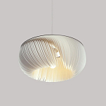 Подвесной светильник с белыми изящными декоративными лепестками Volumetric Petal Lamp варинант исполнения - 2 | Loft Concept в Уфе