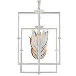 Люстра белая прямоугольная с абажурами в виде цветков тюльпана White Tulips варинант исполнения - 4 | Loft Concept в Уфе