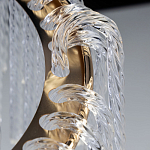 Люстра с подвесными рифлеными стеклянными трубками Nembus варинант исполнения - 20 | Loft Concept в Уфе