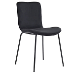 Стул черный с обивкой из велюра Black Archie Chair варинант исполнения - 2 | Loft Concept в Уфе