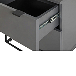 Тумба прикроватная цвета графит с ящиками Strict Lines варинант исполнения - 5 | Loft Concept в Уфе