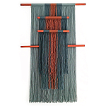 Декор на стену Макраме из нитей Japan Wall Panel Orange варинант исполнения - 2 | Loft Concept в Уфе