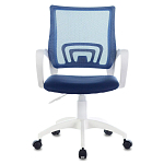 Офисное кресло с основанием из белого пластика Desk chairs Blue варинант исполнения - 4 | Loft Concept в Уфе