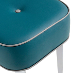 Квадратный мягкий пуф на белых ножках Winton Pouf Square варинант исполнения - 14 | Loft Concept в Уфе