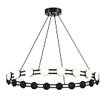 Люстра кольцевая с круглыми светодиодными источниками света Maxine Light варинант исполнения - 1 | Loft Concept в Уфе