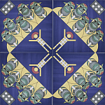 Плитка дизайнерская с узором Мангалоры варинант исполнения - 2 | Loft Concept в Уфе