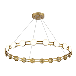 Люстра кольцевая с круглыми светодиодными источниками света Maxine Light варинант исполнения - 9 | Loft Concept в Уфе