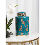 Ваза фарфоровая с крышкой Leopard Ccollection варинант исполнения - 3 | Loft Concept в Уфе