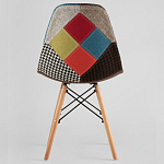 Стул с обивкой в технике пэчворк DSW варинант исполнения - 4 | Loft Concept в Уфе