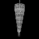 Люстра многоярусная каскадная с хрустальными подвесками Roul Crystal Light варинант исполнения - 3 | Loft Concept в Уфе